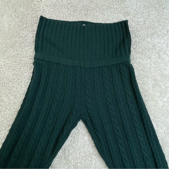 Victoria’s Secret cable knit fold over flare pants comfy loungewear preppy small - Picture 7 of 10